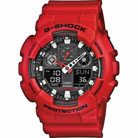 Horloge Heren Casio G-Shock GA-100B-4AER Zwart (Ø 55 mm)