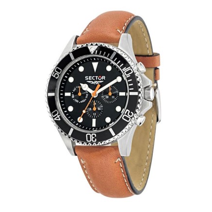 Horloge Heren Sector R3251161012 Zwart Zilverkleurig