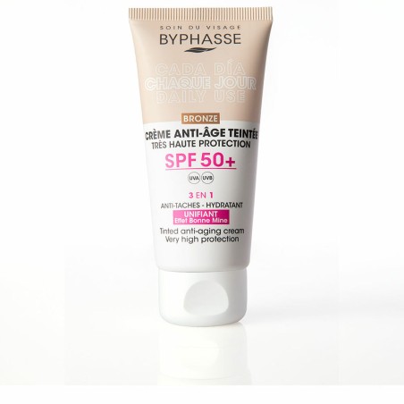 Dagcrème Byphasse CREMA FACIAL Spf 50 50 ml