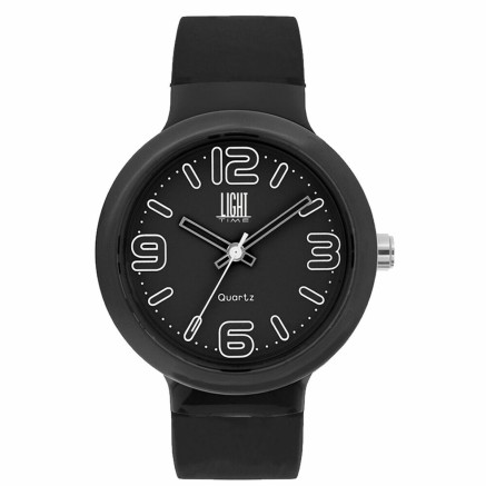 Horloge Uniseks Light Time EUROPE Zwart (Ø 40 mm)