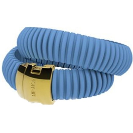 Pulsera Mujer Hip Hop ICON LIGHT BLUE BRACCIALE DOPPIO/ DOUBLE BRACELE