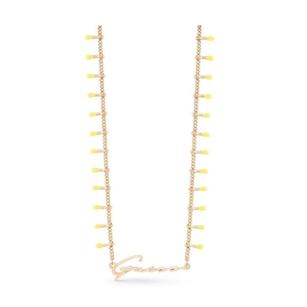 Collier Femme Guess UBN70089 Or rose