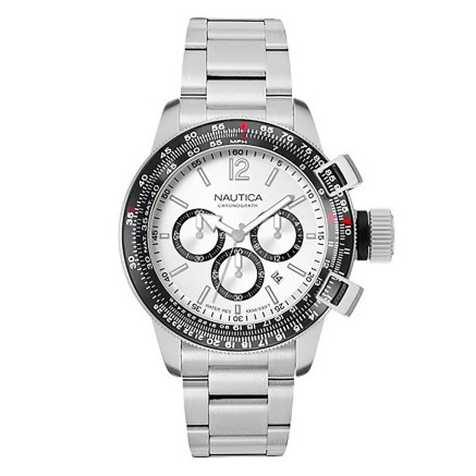 Horloge Heren Nautica NAPBFCF04 Zilverkleurig