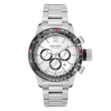 Horloge Heren Nautica NAPBFCF04 Zilverkleurig