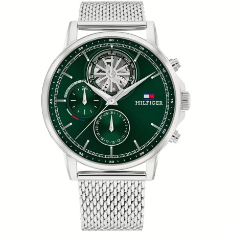 Horloge Heren Tommy Hilfiger 1692157 Groen Zilverkleurig
