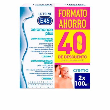 Crema Corpo Idratante Lutsine XERAMANCE PLUS 100 ml 2 Unità