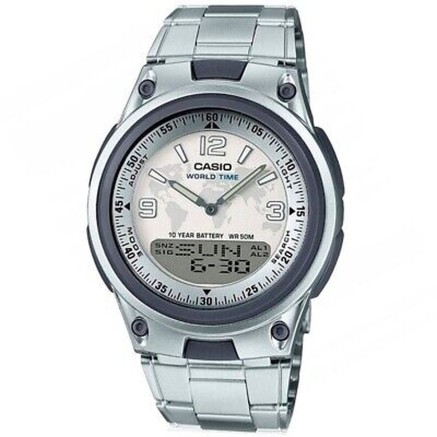 Orologio Uomo Casio ILLUMINATOR TELEMEMO 30 Argentato (Ø 40 mm)