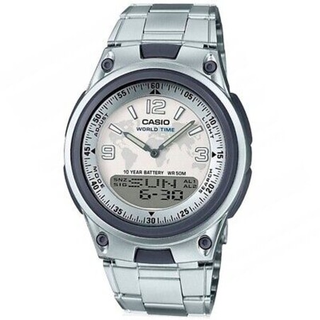 Orologio Uomo Casio ILLUMINATOR TELEMEMO 30 Argentato (Ø 40 mm)
