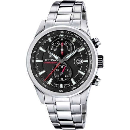 Orologio Uomo Festina F20694/6 Nero Argentato