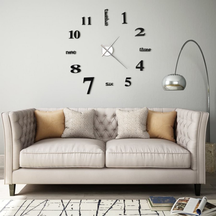 Horloge murale 3D Design moderne 100...