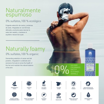 Shampooing pour cheveux gras Valquer SIN SULFATOS 1 L 2