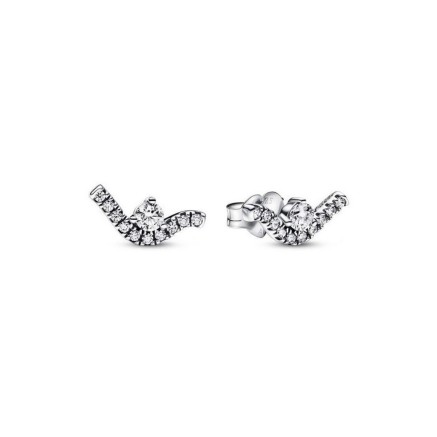 Oorbellen Dames Pandora SPARKLING WAVE Sterling zilver 925