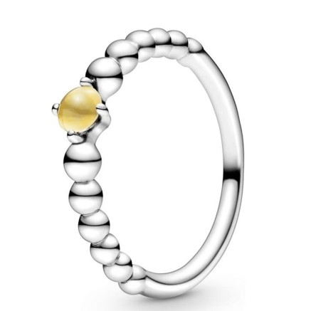 Ring Dames Pandora YELLOW STONE - RING - SIZE 52