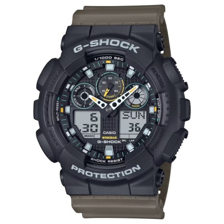 Orologio Uomo Casio G-Shock OVERSIZED - TWO TONE UTILITY COLOURS Nero