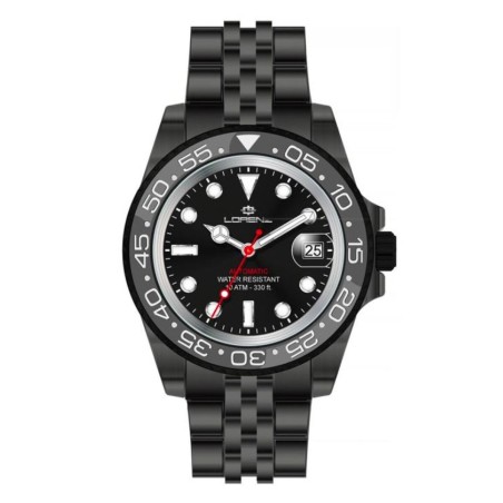 Orologio Uomo Lorenz 26130AA Nero (Ø 43 mm)