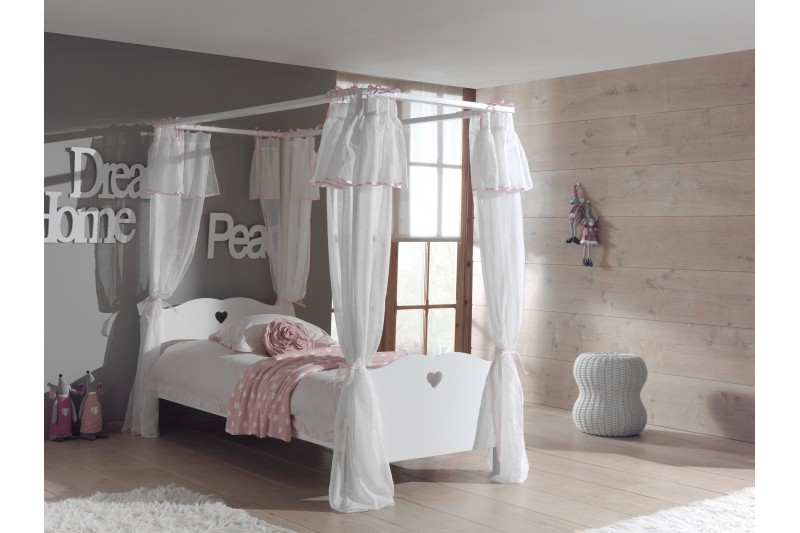 Lit moderne pour fille  90x200 cm...