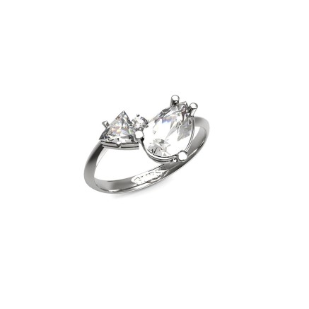 Ring Dames Guess JUBR04418JWRH52 Zilverkleurig 12