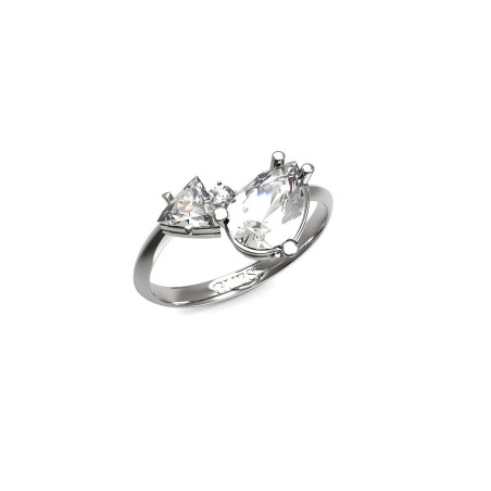 Anello Donna Guess JUBR04418JWRH52 Argentato 12
