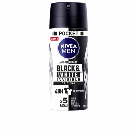Deodorante Nivea Men Black & White Invisible 100 ml