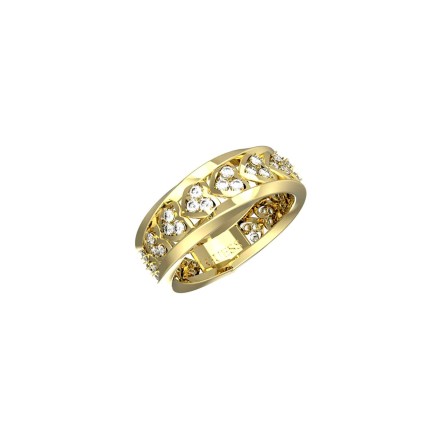 Ring Dames Guess JUBR04605JWYG56 Gouden 16