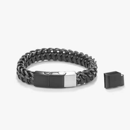 Herrenarmreif Radiant RH000200 Schwarz 2