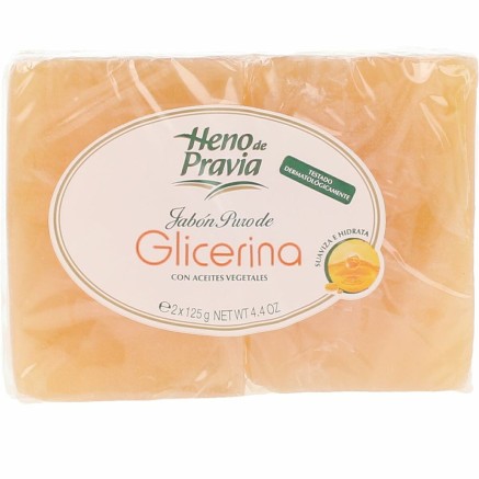 Pastilla de Jabón de Glicerina Natural Heno De Pravia Aceites Vegetal