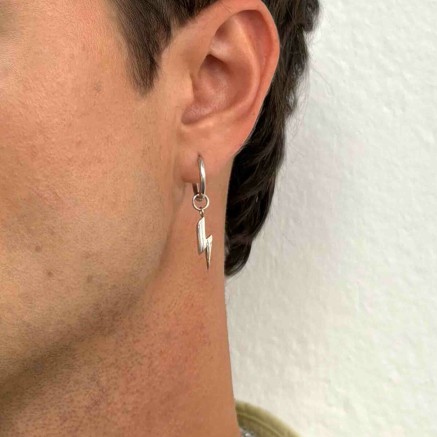 Boucles d´oreilles Radiant RH000163 Argenté Homme 1 Unité 2