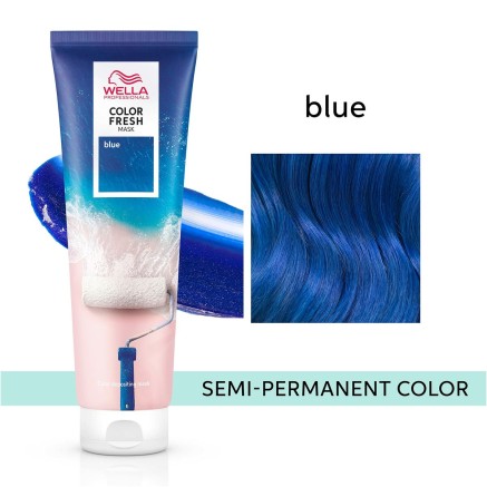 Masque avec pigments de couleur Wella COLOR FRESH Bleu 150 ml 2