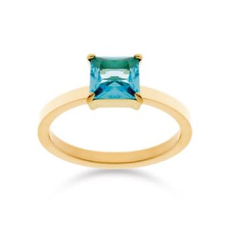 Anello Donna LIU JO LJ2437M12 12 Dorato Azzurro