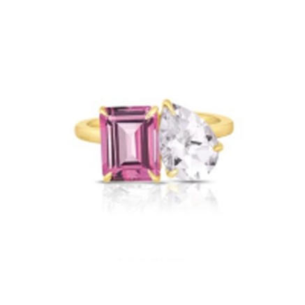 Anillo Mujer LIU JO LJ2551M14 14 Dorado