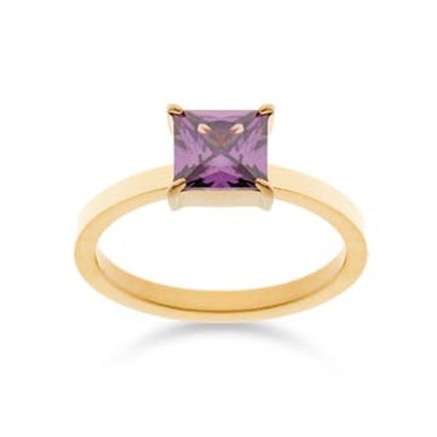 Damenring LIU JO LJ2436M16 16 Gold Lila