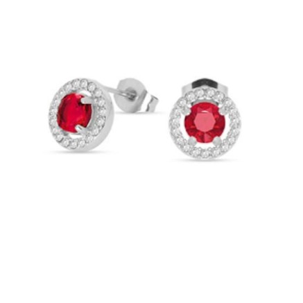 Ladies' Earrings LIU JO LJ2270 Silver Red