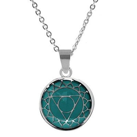Colgante Mujer CO88 Collection 8CN-26002 Plateado Verde