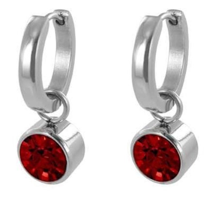 Orecchini Donna CO88 Collection 8CE-60006 Rosso Argentato
