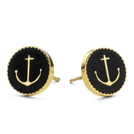 Ladies' Earrings CO88 Collection 8CE-70023 Golden Black