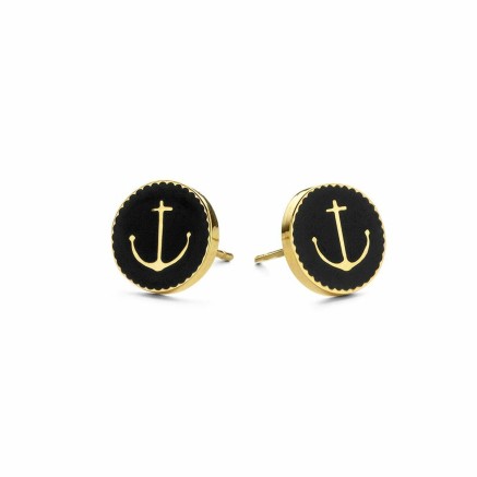 Damenohrringe CO88 Collection 8CE-70023 Gold Schwarz 2
