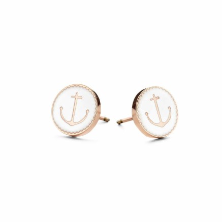 Pendientes Mujer CO88 Collection 8CE-70020 Blanco Oro Rosa 2