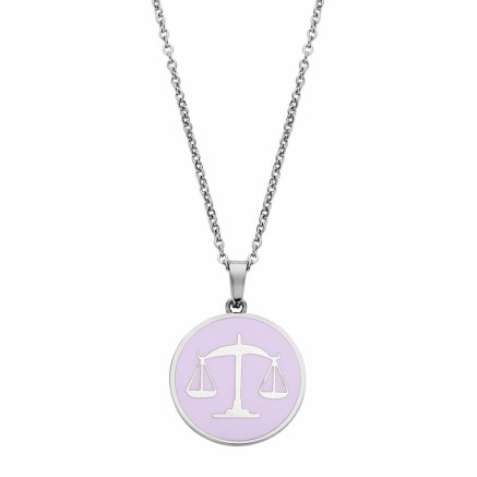 Ladies' Pendant CO88 Collection 8CN-26094 Silver Pink 2