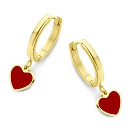 Boucles d´oreilles Femme CO88 Collection 8CE-70103 Doré Rouge