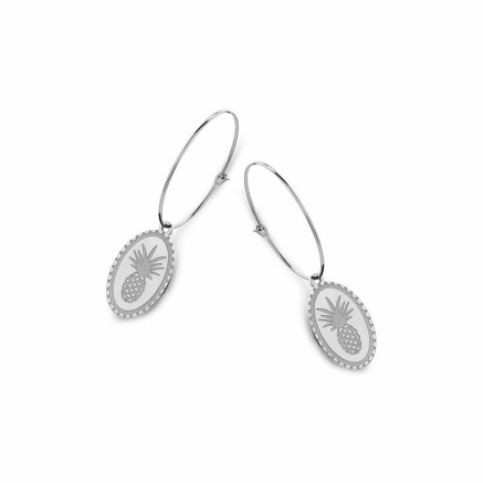 Ladies' Earrings CO88 Collection 8CE-70043 Silver 2