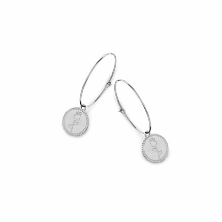 Pendientes Mujer CO88 Collection 8CE-70040 Plateado 2