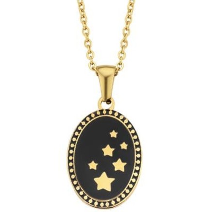 Damenanhänger CO88 Collection 8CN-26134 Gold Schwarz