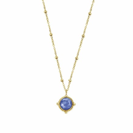 Pendentif Femme CO88 Collection 8CN-26168 Doré Bleu 2