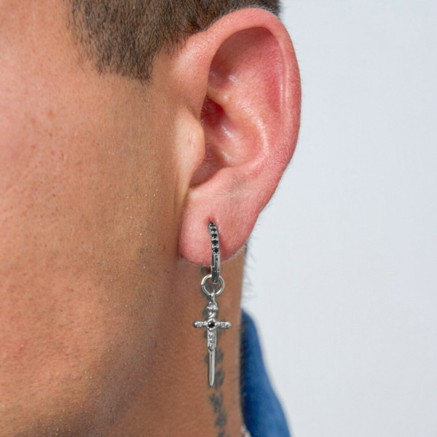 Boucles d´oreilles Radiant RH000190 Argenté Homme 1 Unité 2