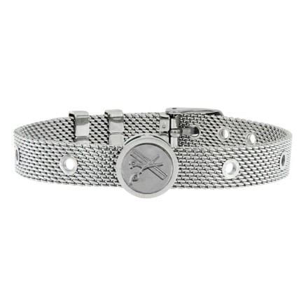 Unisex Bracelet Hairstylist Talent Jewels TJA-3-19-03-1-235 Silver