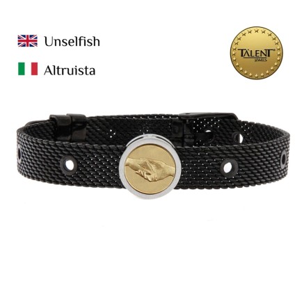 Unisex-Armreif Unselfish Talent Jewels TJA-5-01-01-2-235 Schwarz 2