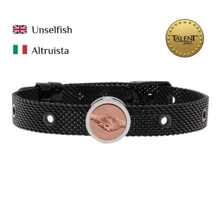 Unisex-Armreif Unselfish Talent Jewels TJA-5-01-02-2-235 Schwarz 2