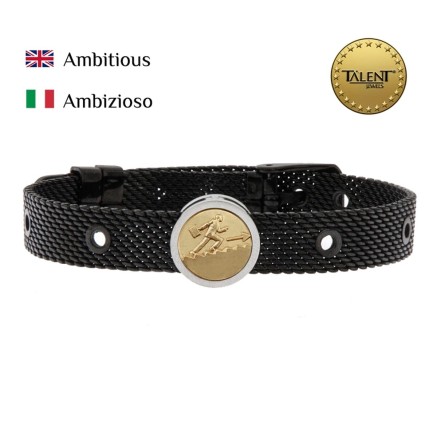 Unisex-Armreif Ambitious Talent Jewels TJA-5-02-01-2-235 Schwarz 2
