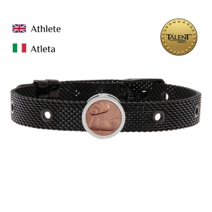 Unisex-Armreif Athlete Talent Jewels TJA-1-11-02-2-235 Schwarz 2