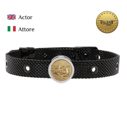 Unisex Bracelet Actor Talent Jewels TJA-3-01-01-2-235 Black 2